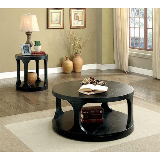 Carrie Antique Black Coffee Table - R&R Furniture Gallery (Fountain Valley, CA)