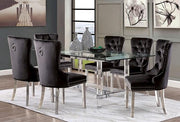Casper Chrome Dining Table - R&R Furniture Gallery (Fountain Valley, CA)