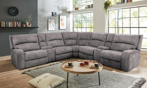 APOSTOLOS Power Sectional, Light Gray - R&R Furniture Gallery (Fountain Valley, CA)