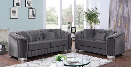 CASTELLON Chair, Dark Gray - R&R Furniture Gallery (Fountain Valley, CA)