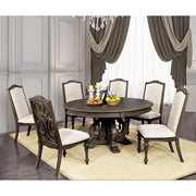 Arcadia Rustic Natural Tone Round Dining Table - R&R Furniture Gallery (Fountain Valley, CA)