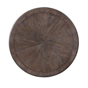 Arcadia Rustic Natural Tone Round Dining Table - R&R Furniture Gallery (Fountain Valley, CA)