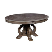 Arcadia Rustic Natural Tone Round Dining Table - R&R Furniture Gallery (Fountain Valley, CA)