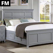 Castlile Bed Grey - R&R Furniture Gallery (Fountain Valley, CA)