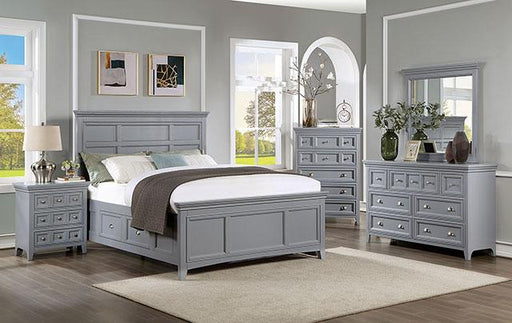 CASTLILE Queen Bed, Gray - R&R Furniture Gallery (Fountain Valley, CA)