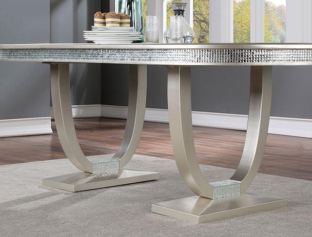Cathalina 7 Pc Dining Table Set - R&R Furniture Gallery (Fountain Valley, CA)