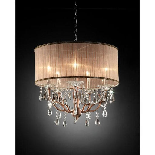 CECELIA Ceiling Lamp, Hanging Crystal - R&R Furniture Gallery (Fountain Valley, CA)