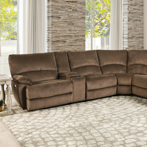 CERELIA Power Sectional, Brown - R&R Furniture Gallery (Fountain Valley, CA)