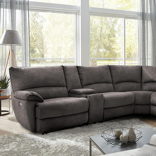 CERELIA Power Sectional, Gray - R&R Furniture Gallery (Fountain Valley, CA)
