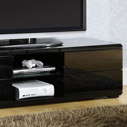 Cerro Black 59" TV Console, Black - R&R Furniture Gallery (Fountain Valley, CA)