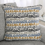 CHANCERY Sofa, Gray/Navy - R&R Furniture Gallery (Fountain Valley, CA)