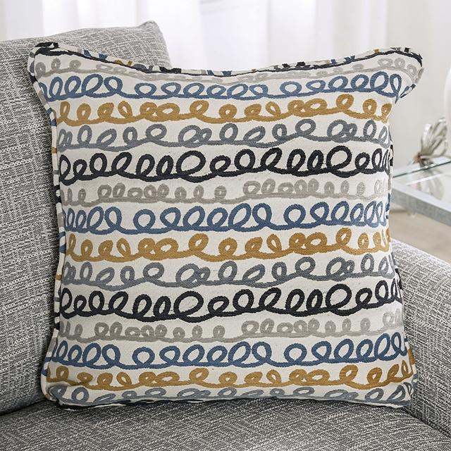 CHANCERY Sofa, Gray/Navy - R&R Furniture Gallery (Fountain Valley, CA)