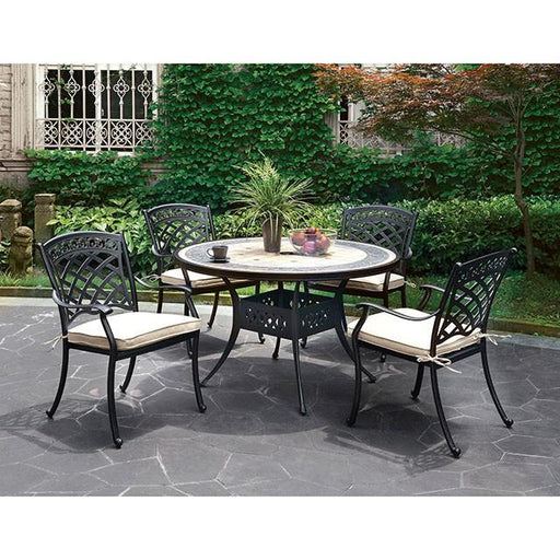 Charissa Round Patio Table - R&R Furniture Gallery (Fountain Valley, CA)