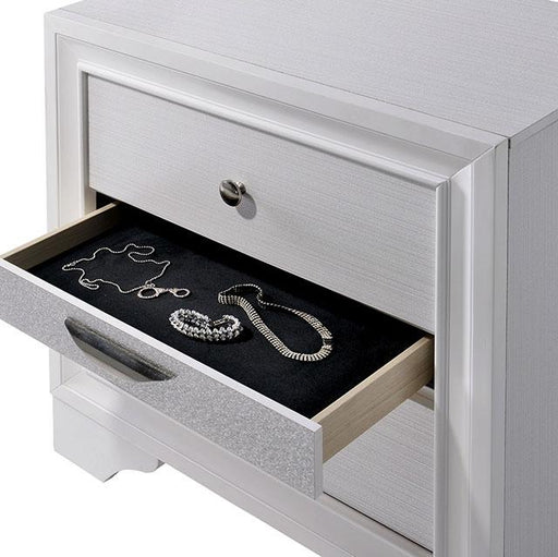 Chrissy White Night Stand - R&R Furniture Gallery (Fountain Valley, CA)