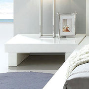 Christie Glossy White Night Stand - R&R Furniture Gallery (Fountain Valley, CA)