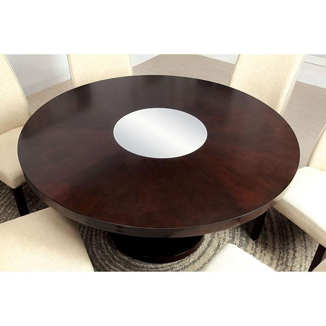 Cimma Espresso Round Dining Table - R&R Furniture Gallery (Fountain Valley, CA)