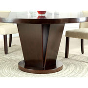 Cimma Espresso Round Dining Table - R&R Furniture Gallery (Fountain Valley, CA)