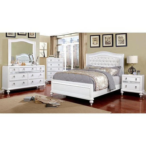 Ariston Mirror White, Silver, & Black - R&R Furniture Gallery (Fountain Valley, CA)
