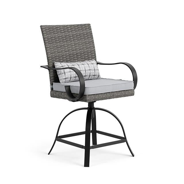 Arosa Counter Ht. Swivel Arm Chair (2/CTN) - R&R Furniture Gallery (Fountain Valley, CA)