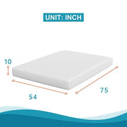 Artemisia 10" Memory Foam Mattress White - R&R Furniture Gallery (Fountain Valley, CA)