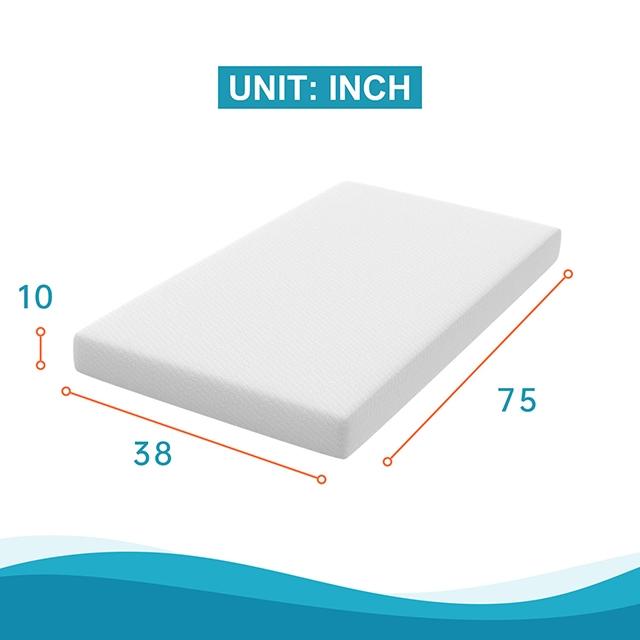 Artemisia 10" Memory Foam Mattress White - R&R Furniture Gallery (Fountain Valley, CA)