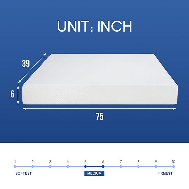 Artemisia 6" Full Memory Foam Mattress - R&R Furniture Gallery (Fountain Valley, CA)