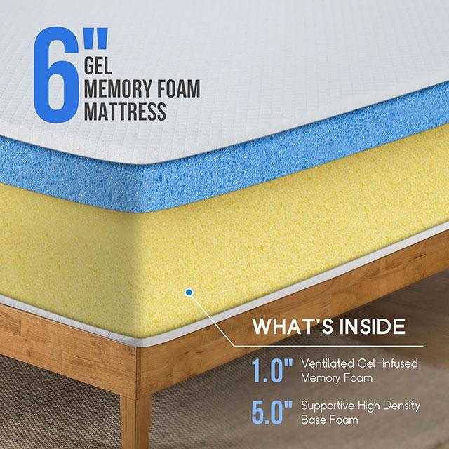Artemisia 6" Full Memory Foam Mattress - R&R Furniture Gallery (Fountain Valley, CA)