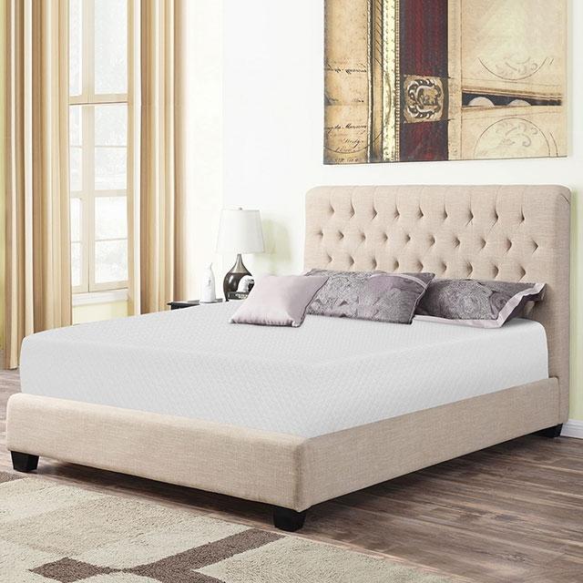 Artemisia 8" Memory Foam Mattress White - R&R Furniture Gallery (Fountain Valley, CA)