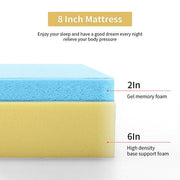 Artemisia 8" Memory Foam Mattress - R&R Furniture Gallery (Fountain Valley, CA)