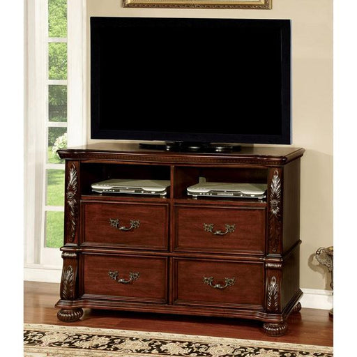 ARTHUR Brown Cherry Media Chest - R&R Furniture Gallery (Fountain Valley, CA)