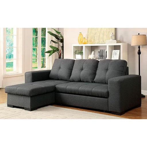 DENTON Sectional, Gray - R&R Furniture Gallery (Fountain Valley, CA)