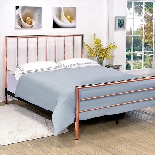 Diana Bed Rose Gold - R&R Furniture Gallery (Fountain Valley, CA)