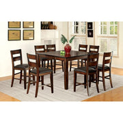 DICKINSON II Dark Cherry Counter Ht. Chair (2/CTN) - R&R Furniture Gallery (Fountain Valley, CA)