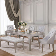 DIOCLES Silver/Gray Dining Table - R&R Furniture Gallery (Fountain Valley, CA)