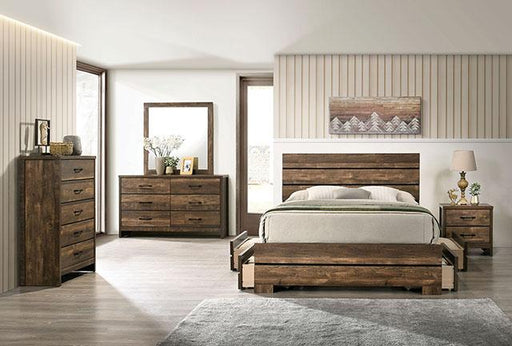 DUCKWORTH Dresser, Light Walnut - R&R Furniture Gallery (Fountain Valley, CA)