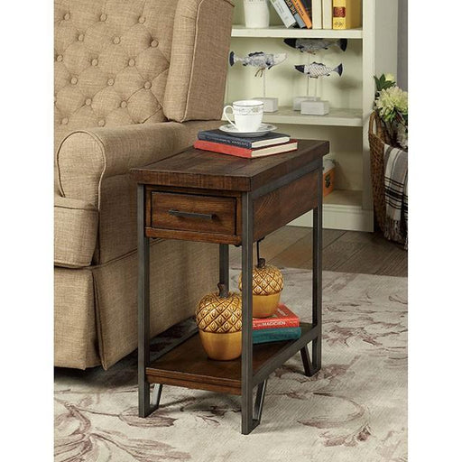Dundalk Dark Oak Side Table - R&R Furniture Gallery (Fountain Valley, CA)