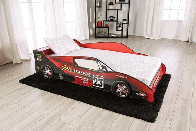DUSTRACK Twin Bed, Blue & Red - R&R Furniture Gallery (Fountain Valley, CA)