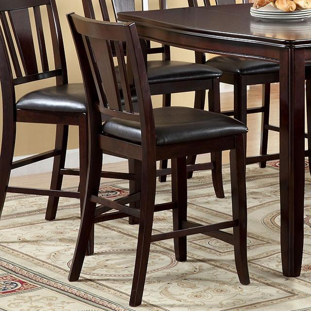 Edgewood II Espresso Counter Ht. Chair (2/CTN) - R&R Furniture Gallery (Fountain Valley, CA)