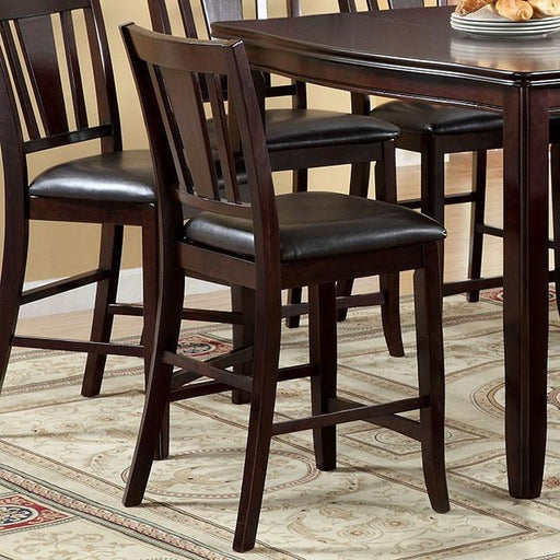 Edgewood II Espresso Counter Ht. Chair (2/CTN) - R&R Furniture Gallery (Fountain Valley, CA)
