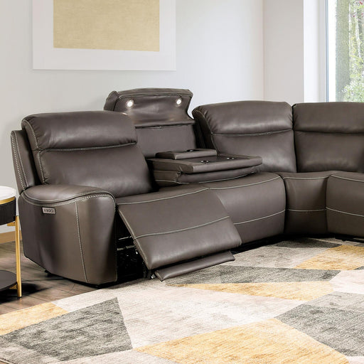 EDMONDUS Power Sectional, Dark Gray - R&R Furniture Gallery (Fountain Valley, CA)
