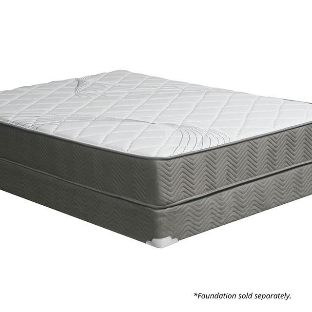 EDREA White/Gray 10" Tight Top Pocket Coil, Full - R&R Furniture Gallery (Fountain Valley, CA)