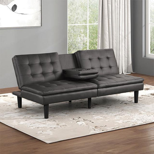 Eidsberg Futon Sofa Bed Orange, Grey, Brown, & Black - R&R Furniture Gallery (Fountain Valley, CA)