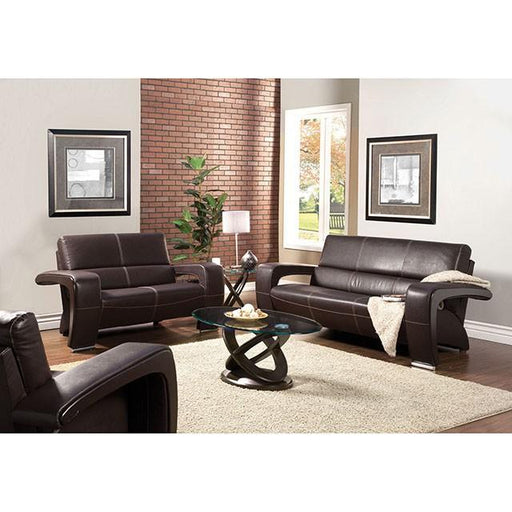 Atwood II Dark Walnut Coffee Table - R&R Furniture Gallery (Fountain Valley, CA)