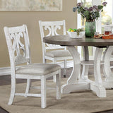 AULETTA Round Dining Table, Gray - R&R Furniture Gallery (Fountain Valley, CA)