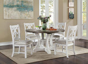 AULETTA Round Dining Table, Gray - R&R Furniture Gallery (Fountain Valley, CA)