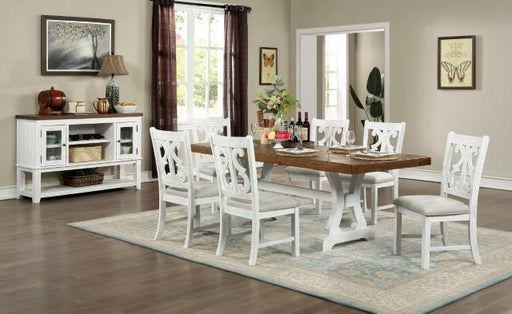 Auletta Transitional Dining Table Round & Squre - R&R Furniture Gallery (Fountain Valley, CA)