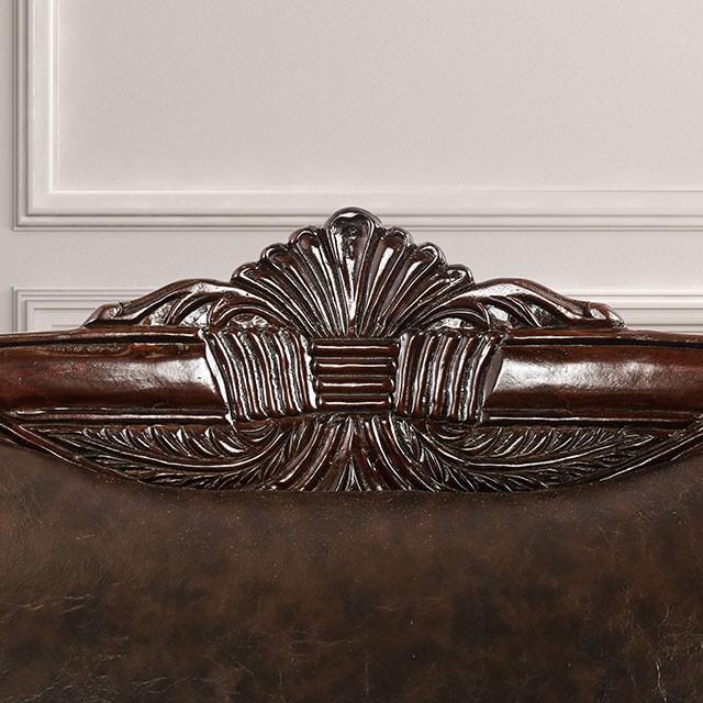 ELPIS Brown/Espresso Sofa - R&R Furniture Gallery (Fountain Valley, CA)