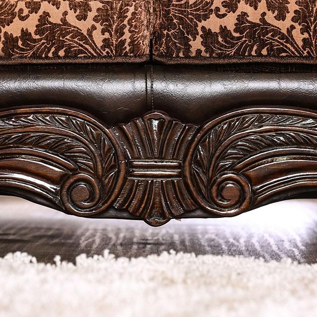 ELPIS Brown/Espresso Sofa - R&R Furniture Gallery (Fountain Valley, CA)