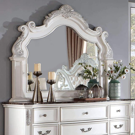 ESPARANZA Mirror, Pearl White - R&R Furniture Gallery (Fountain Valley, CA)