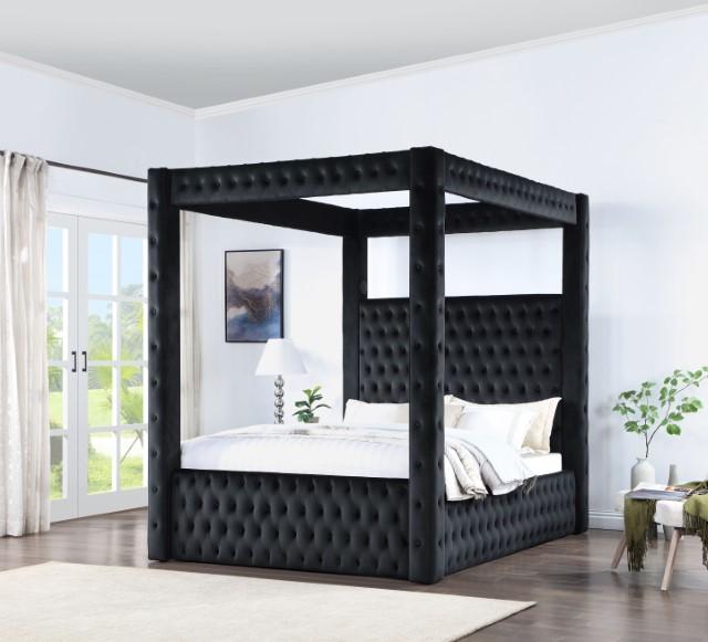 Etherea Bed Gray & Black - R&R Furniture Gallery (Fountain Valley, CA)